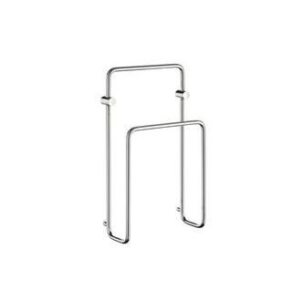 Smedbo DK1060 Magazine Rack in Polished Chrome from the Sideline Collection